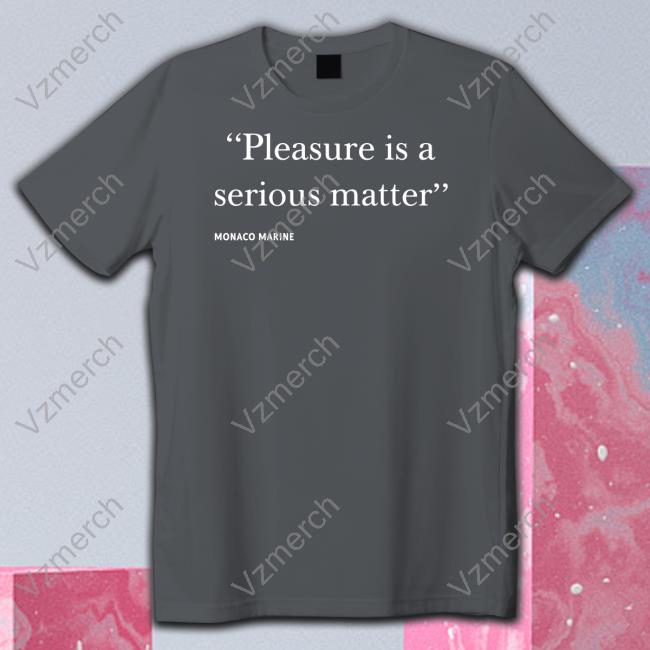 Charles Leclerc Pleasure Is A Serious Matter Shirt