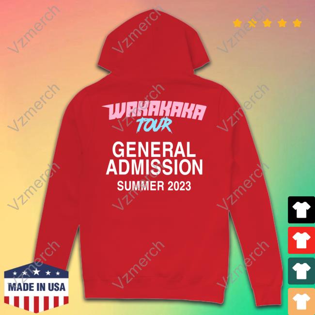 Wakakaka Tour General Admission Summer 2023 Shirts