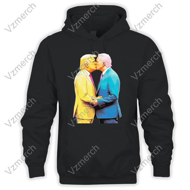 Top Biden And Trump Kissing T Shirt